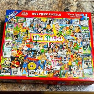 White Mountain The Sixties Puzzle - 1000 Piece Jigsaw